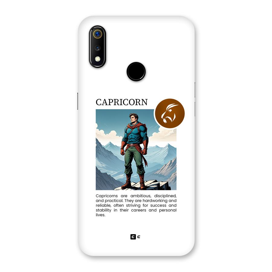 Clever Capricorn Back Case for Realme 3