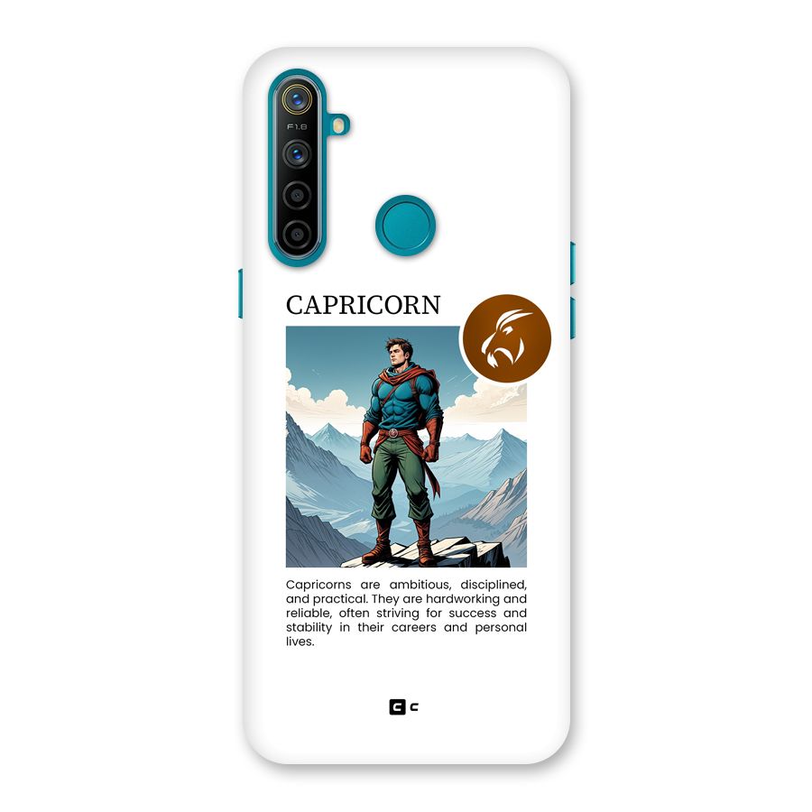 Clever Capricorn Back Case for Realme 5i
