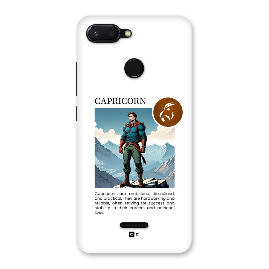 Clever Capricorn Back Case for Redmi 6