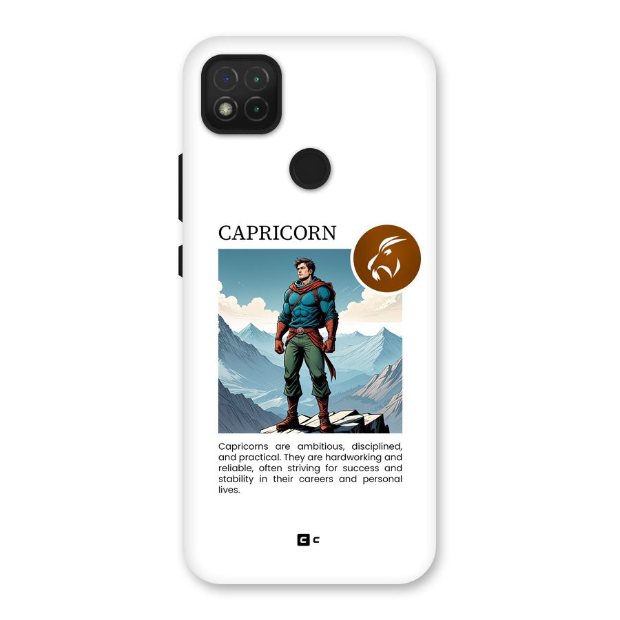 Clever Capricorn Back Case for Redmi 9 Activ
