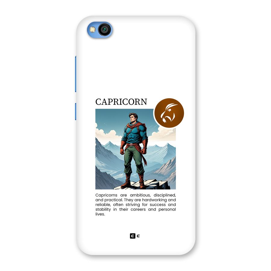 Clever Capricorn Back Case for Redmi Go