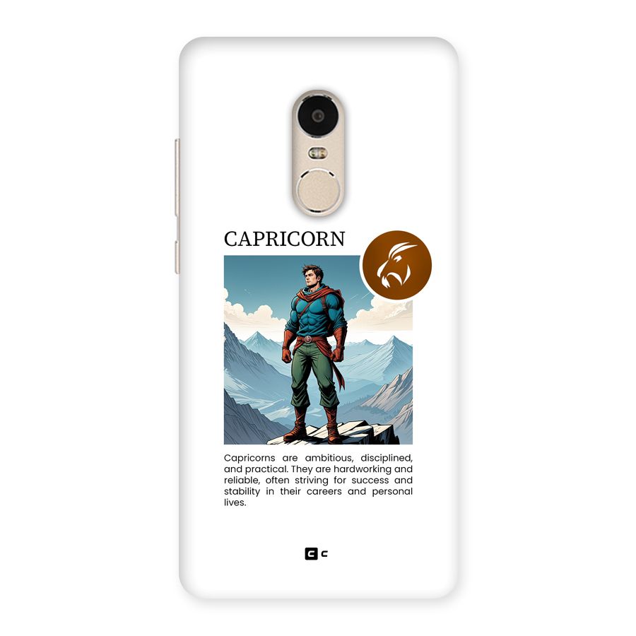 Clever Capricorn Back Case for Redmi Note 4