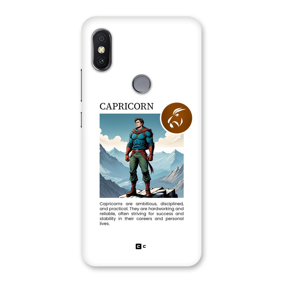 Clever Capricorn Back Case for Redmi Y2