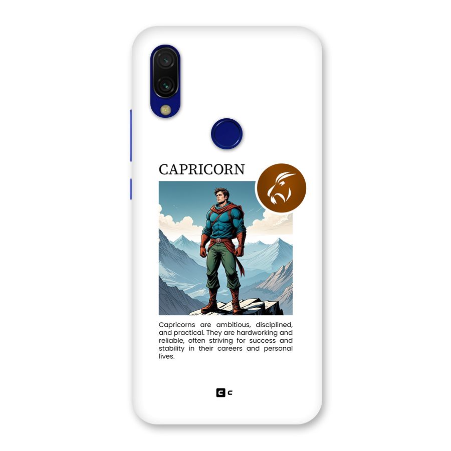 Clever Capricorn Back Case for Redmi Y3