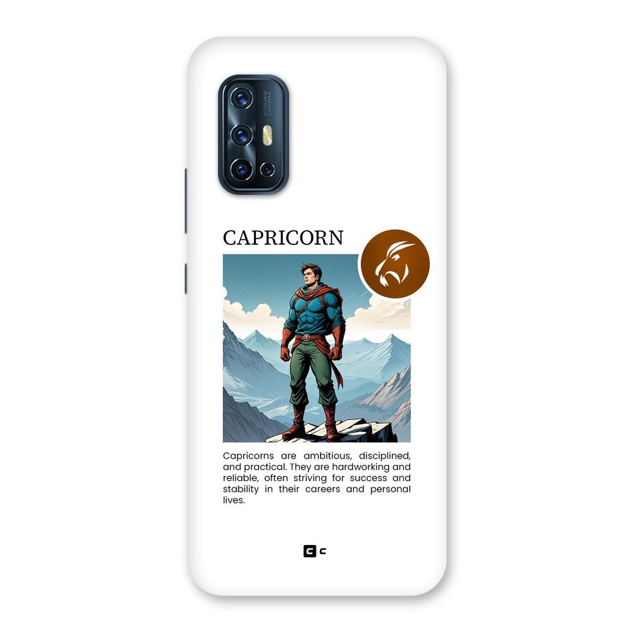 Clever Capricorn Back Case for Vivo V17