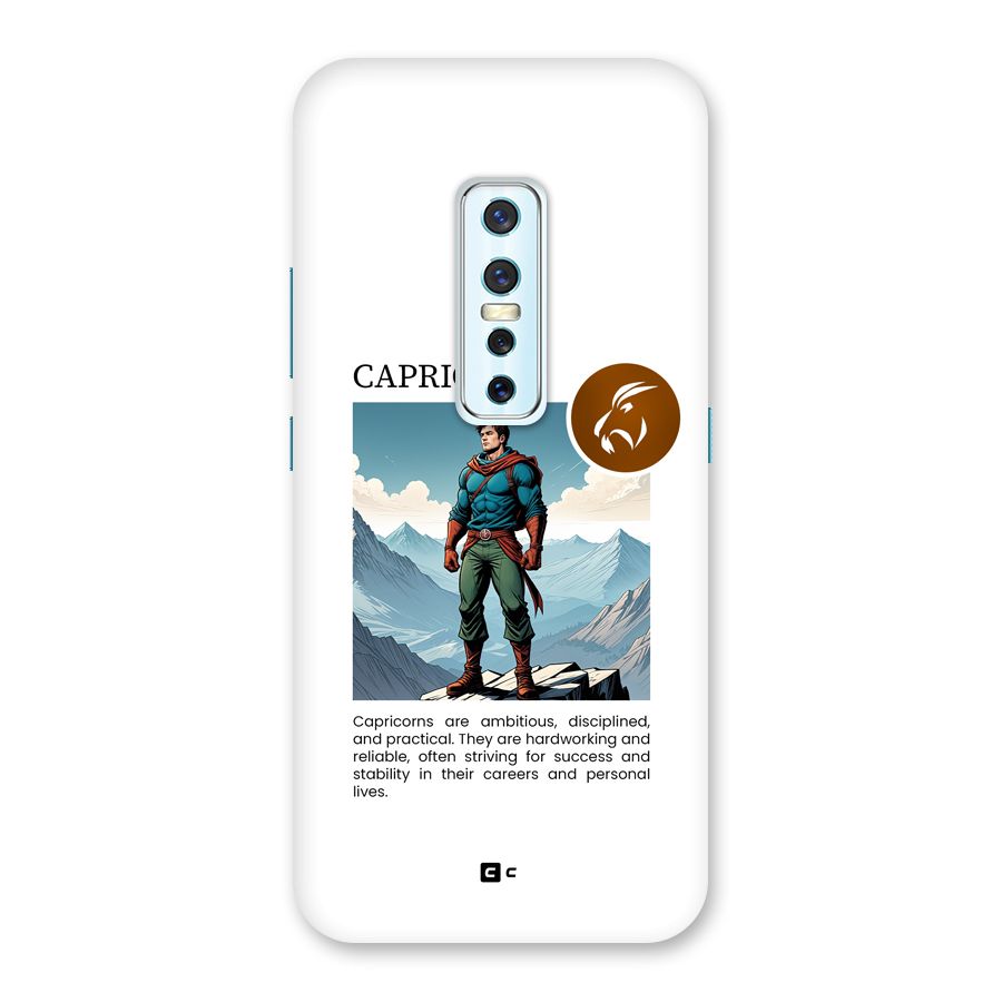 Clever Capricorn Back Case for Vivo V17 Pro