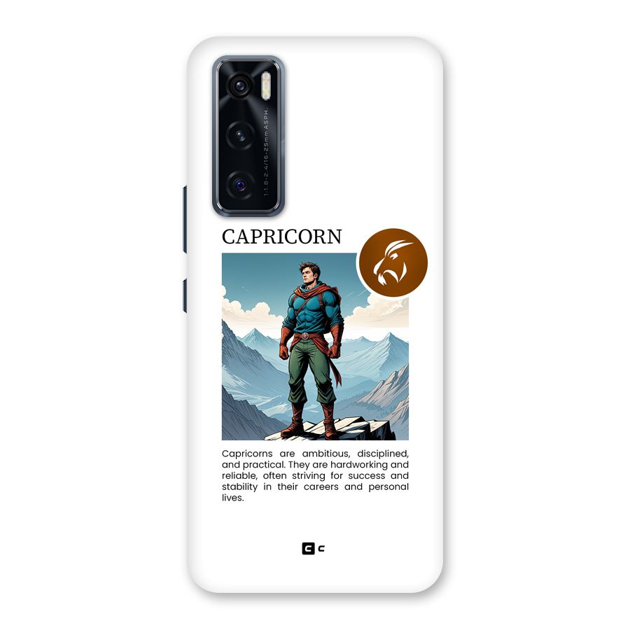 Clever Capricorn Back Case for Vivo V20 SE