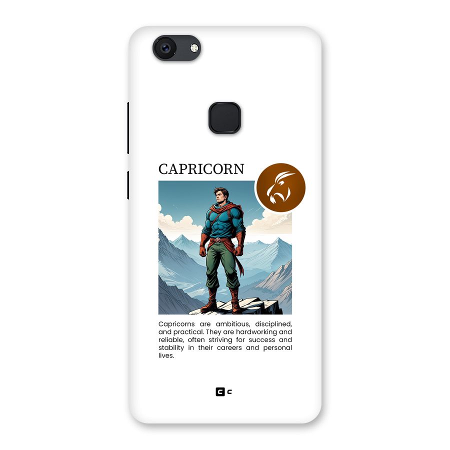 Clever Capricorn Back Case for Vivo V7 Plus