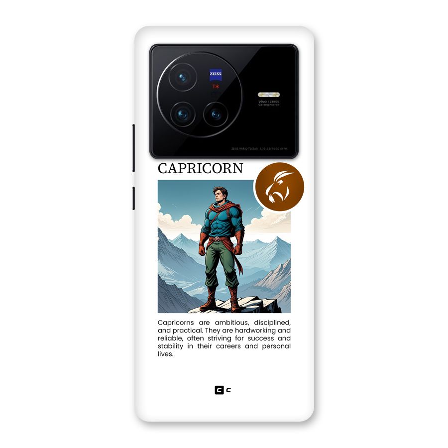 Clever Capricorn Back Case for Vivo X80