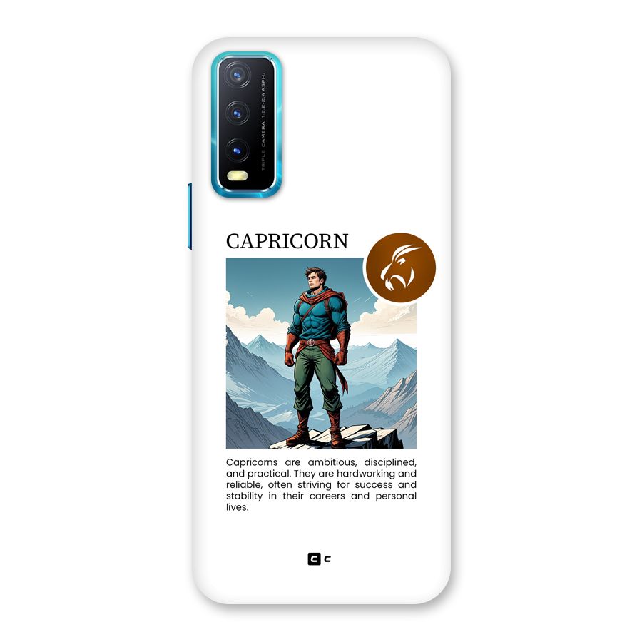 Clever Capricorn Back Case for Vivo Y20A