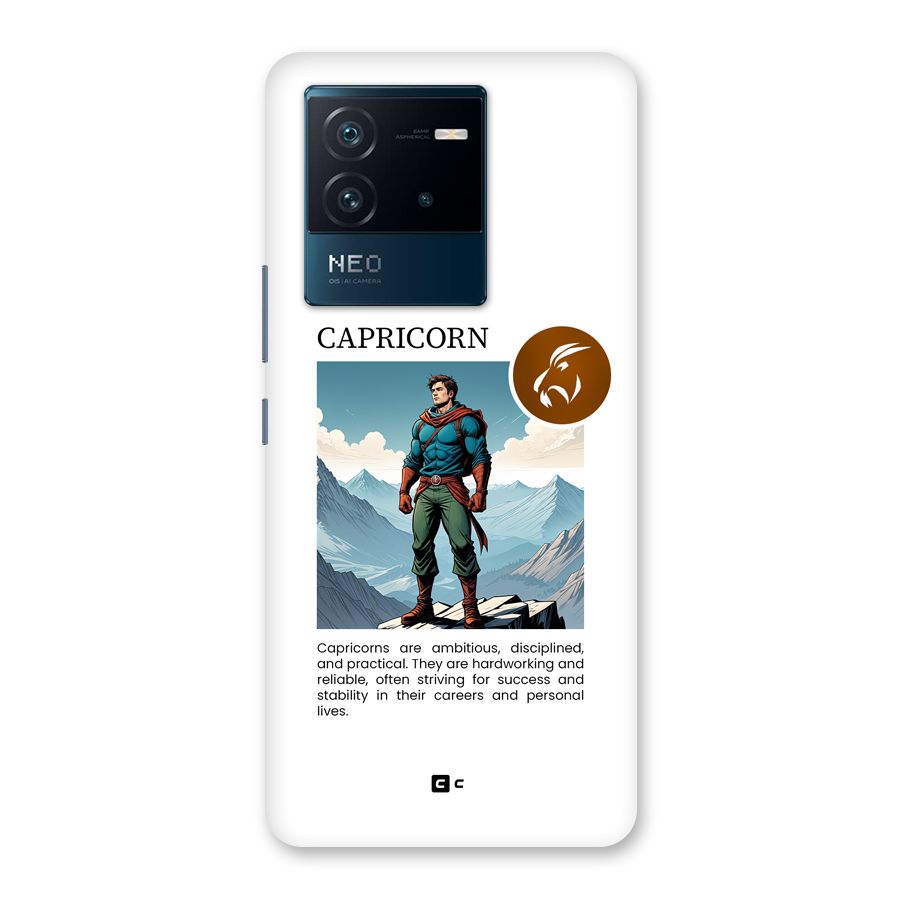 Clever Capricorn Back Case for Vivo iQOO Neo 6 5G