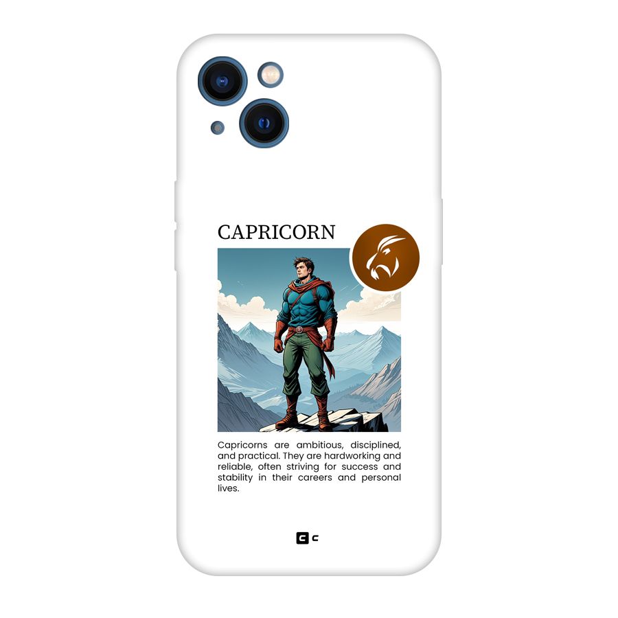 Clever Capricorn Back Case for iPhone 13