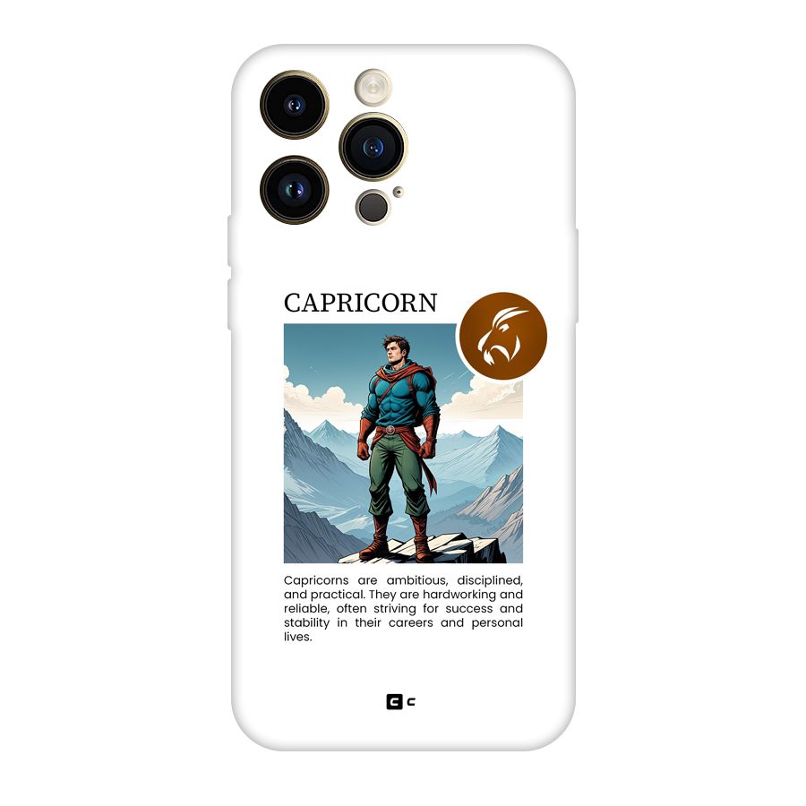 Clever Capricorn Back Case for iPhone 14 Pro Max