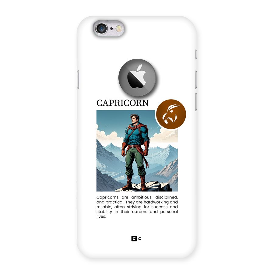 Clever Capricorn Back Case for iPhone 6 Logo Cut