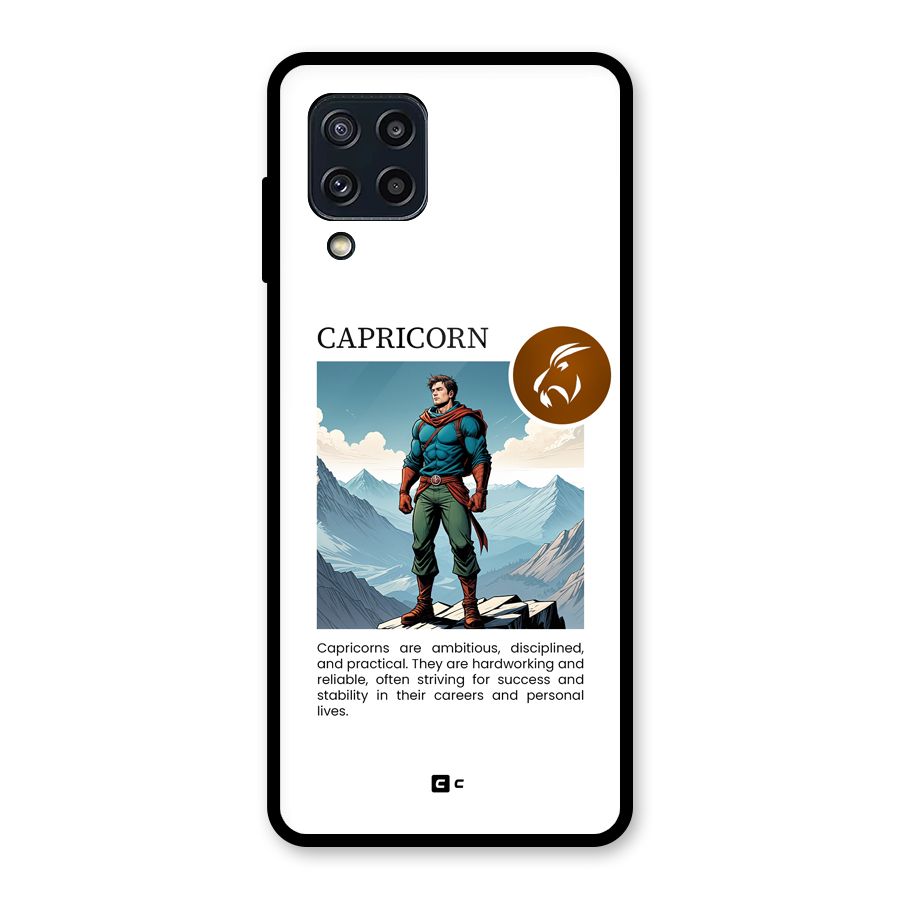 Clever Capricorn Glass Back Case for Galaxy M32