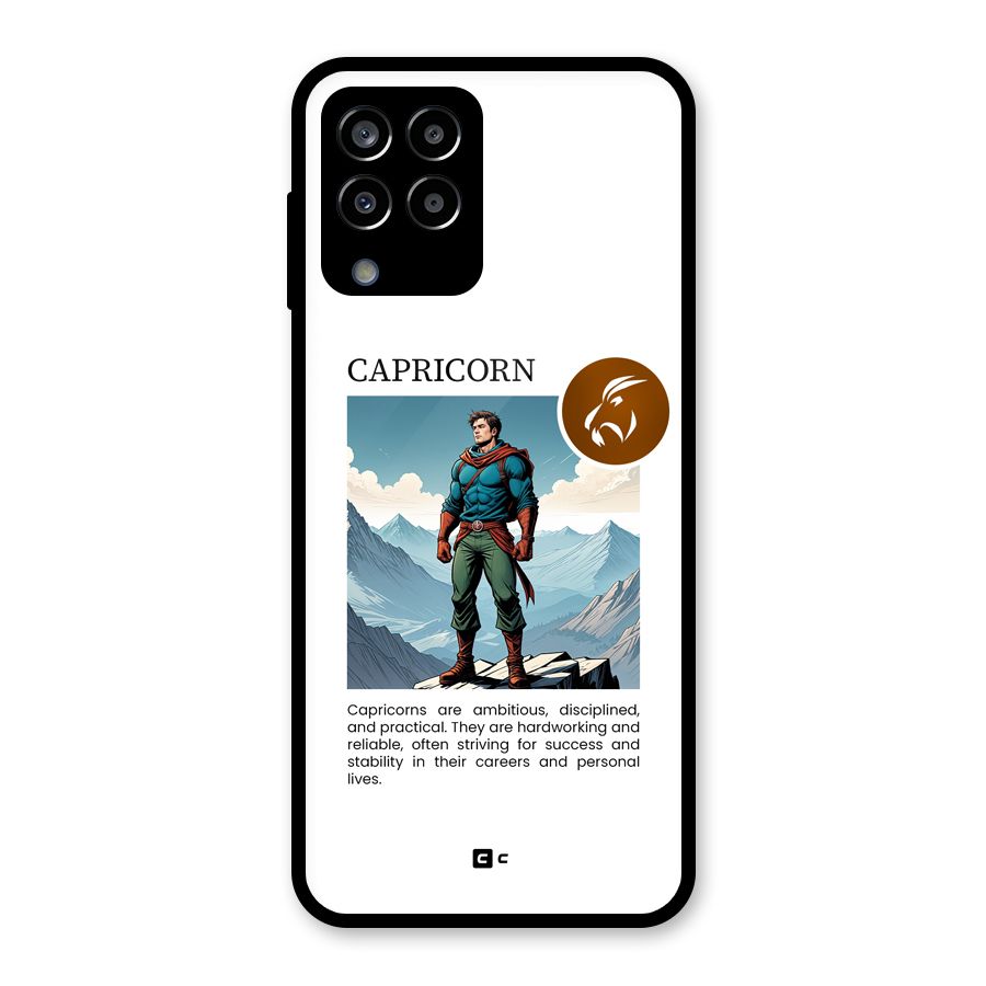 Clever Capricorn Glass Back Case for Galaxy M33