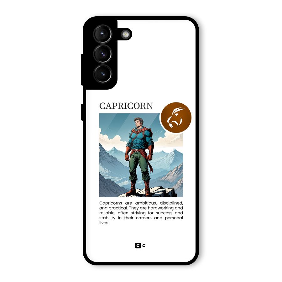 Clever Capricorn Glass Back Case for Galaxy S21 Plus