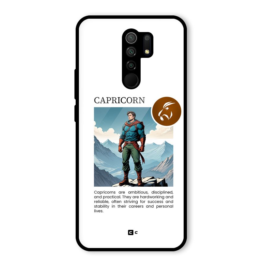 Clever Capricorn Glass Back Case for Poco M2