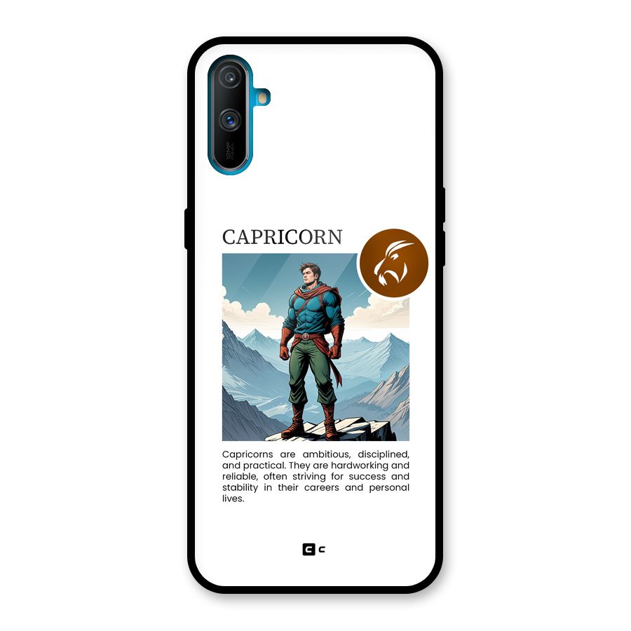 Clever Capricorn Glass Back Case for Realme C3