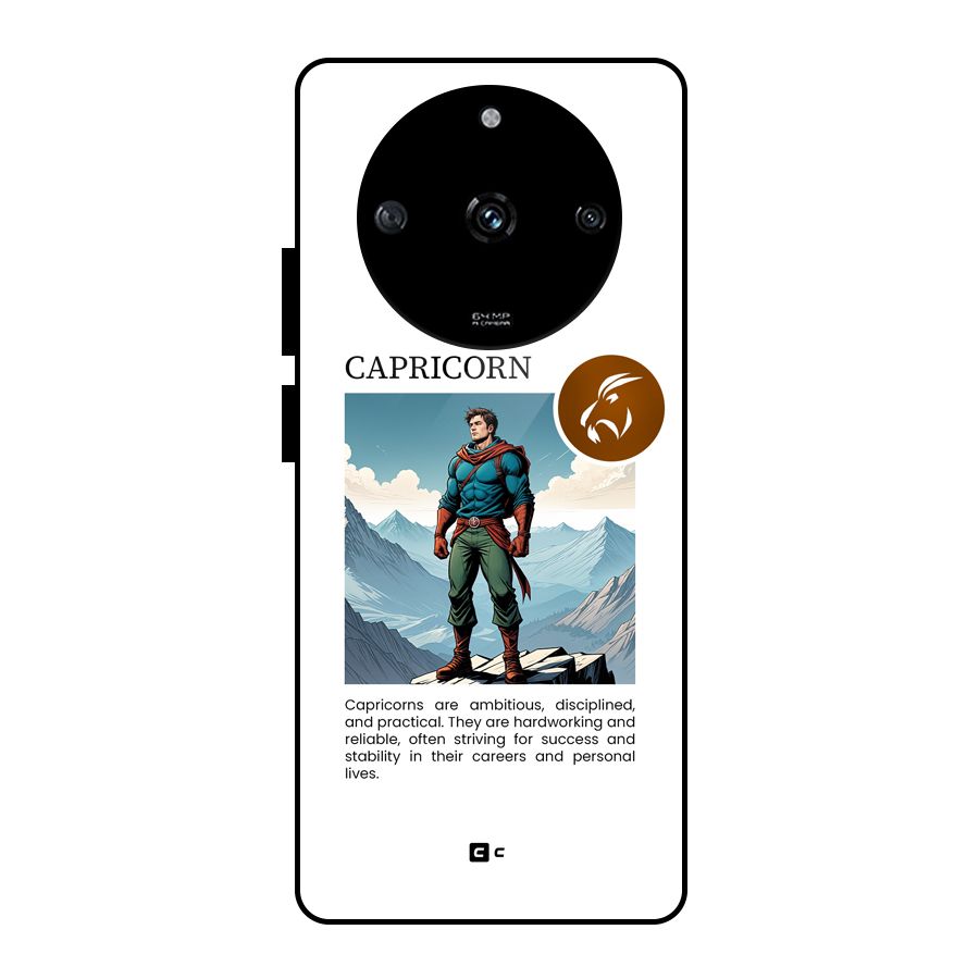 Clever Capricorn Glass Back Case for Realme Narzo 60 5G
