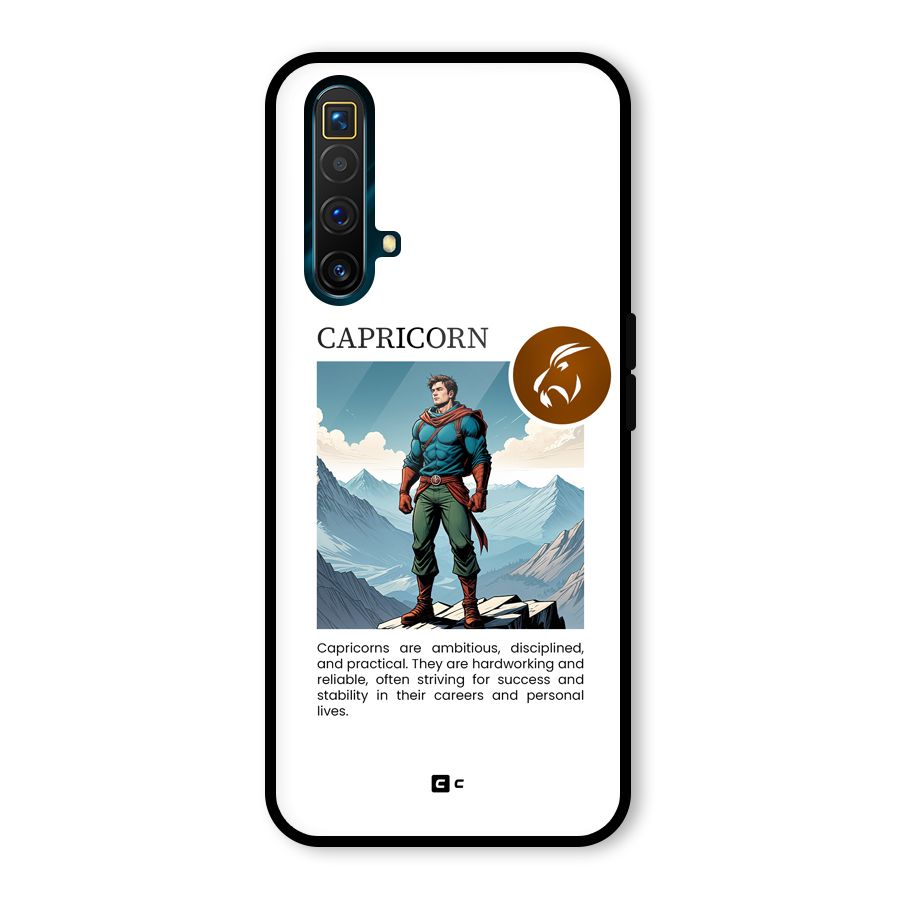 Clever Capricorn Glass Back Case for Realme X3