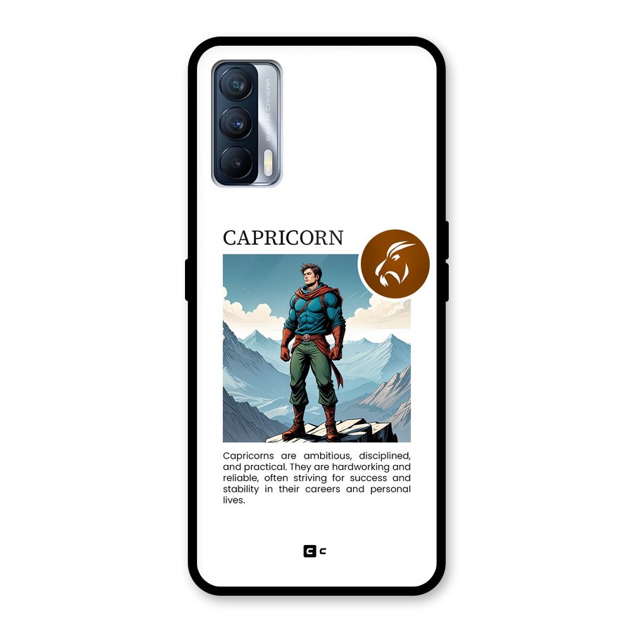 Clever Capricorn Glass Back Case for Realme X7