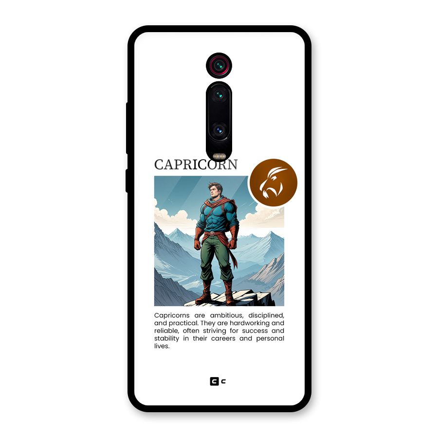 Clever Capricorn Glass Back Case for Redmi K20