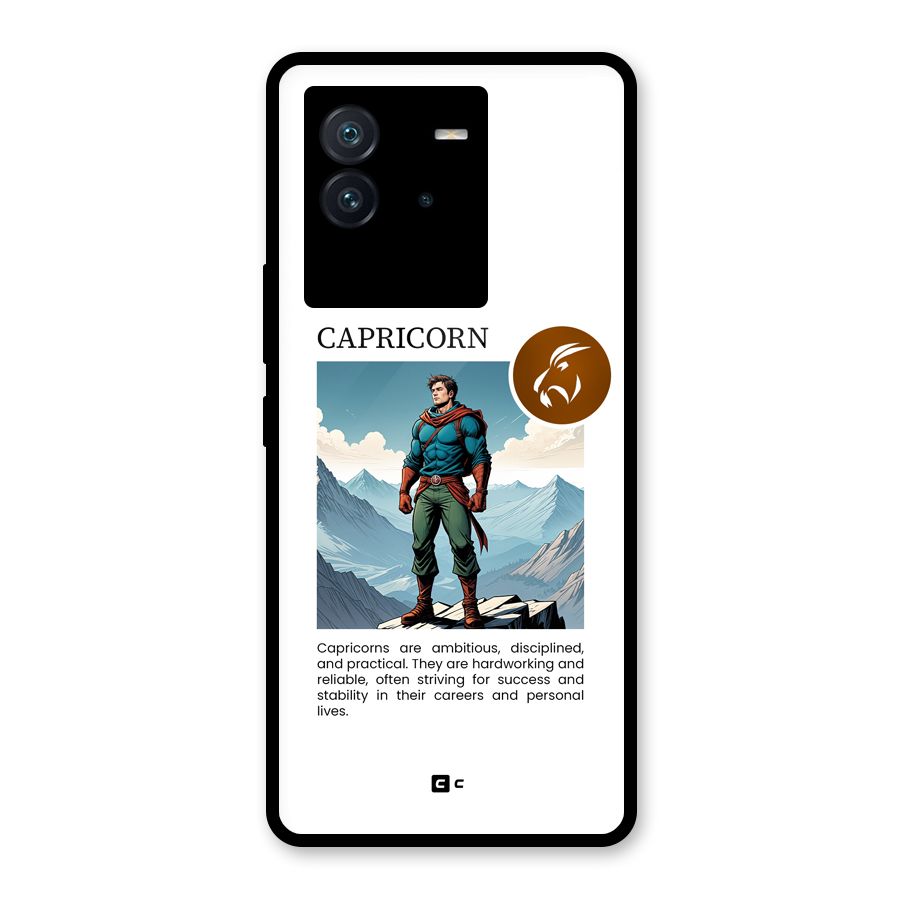 Clever Capricorn Glass Back Case for Vivo iQOO Neo 6 5G