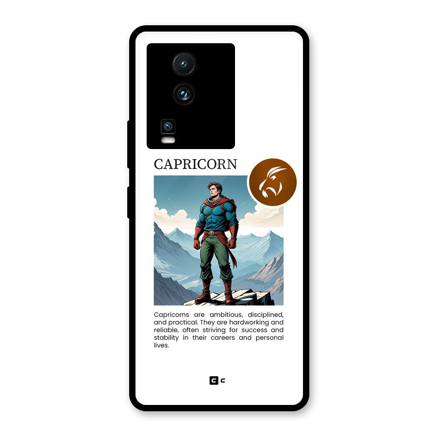 Clever Capricorn Glass Back Case for Vivo iQOO Neo 7
