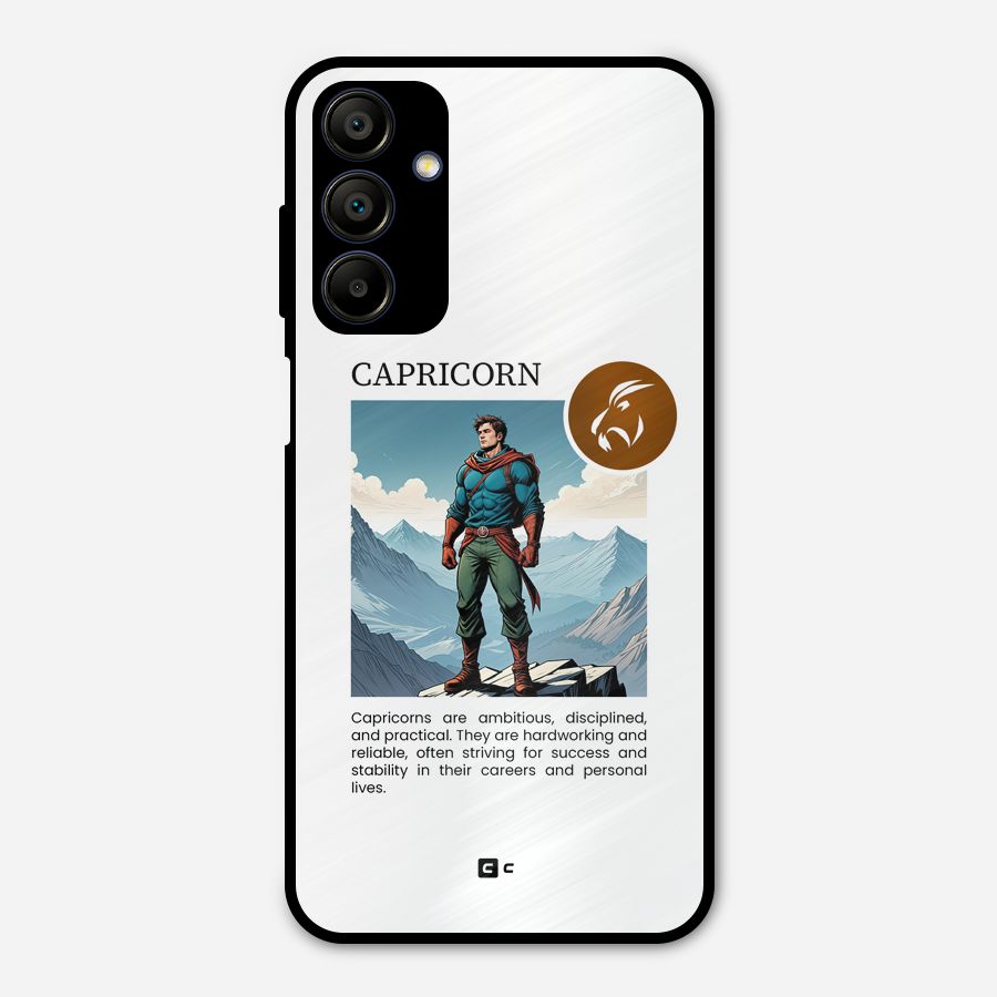 Clever Capricorn Metal Back Case for Galaxy A15 5G