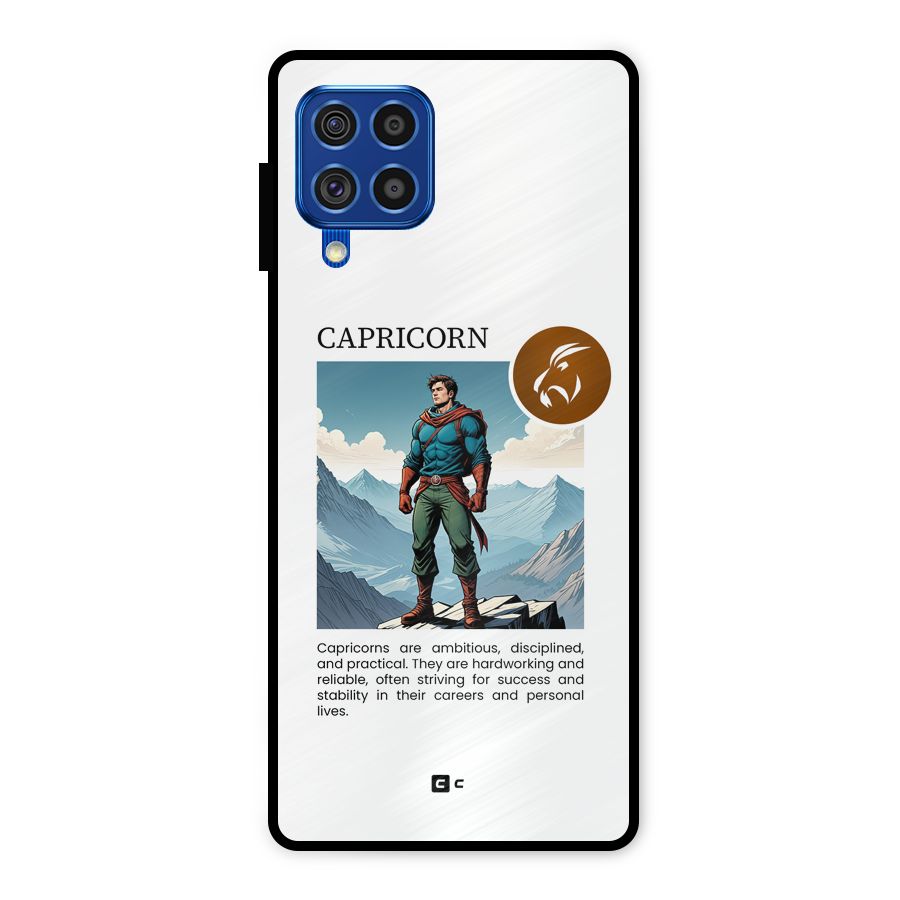 Clever Capricorn Metal Back Case for Galaxy F62