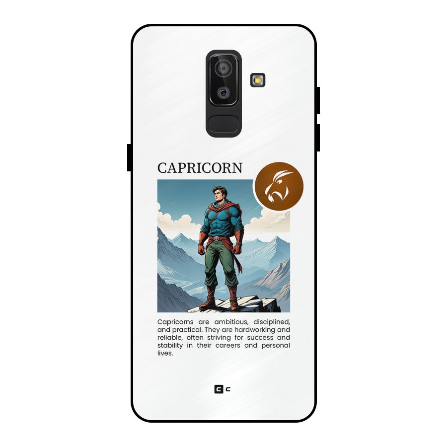 Clever Capricorn Metal Back Case for Galaxy J8