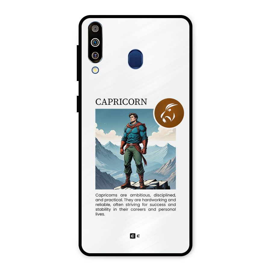 Clever Capricorn Metal Back Case for Galaxy M30