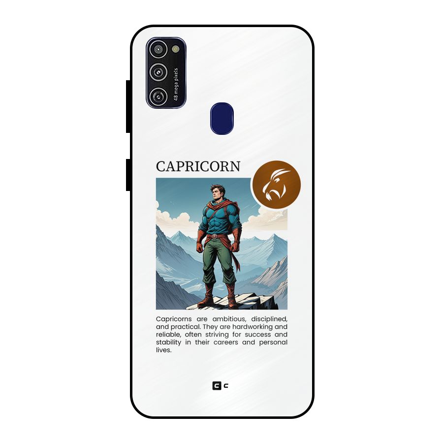 Clever Capricorn Metal Back Case for Galaxy M30s