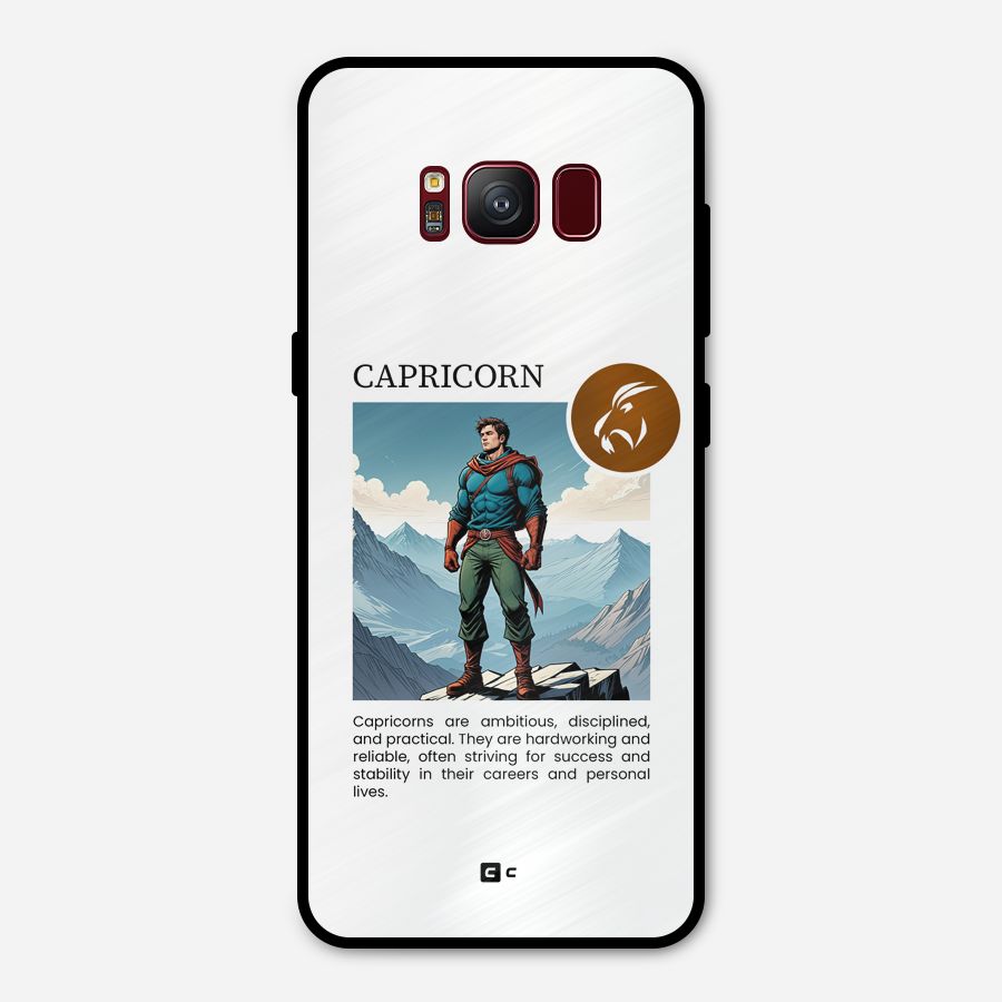Clever Capricorn Metal Back Case for Galaxy S8
