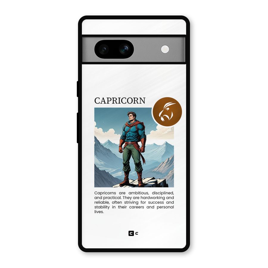 Clever Capricorn Metal Back Case for Google Pixel 7a