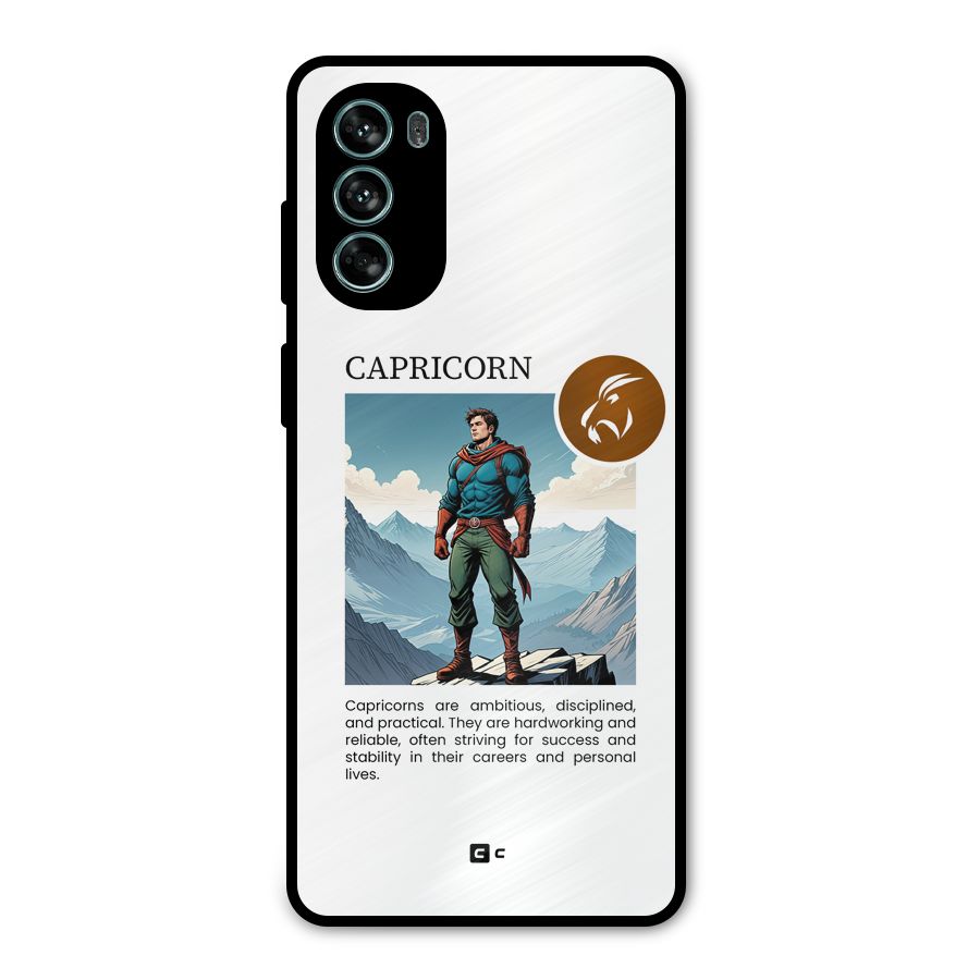 Clever Capricorn Metal Back Case for Moto G62