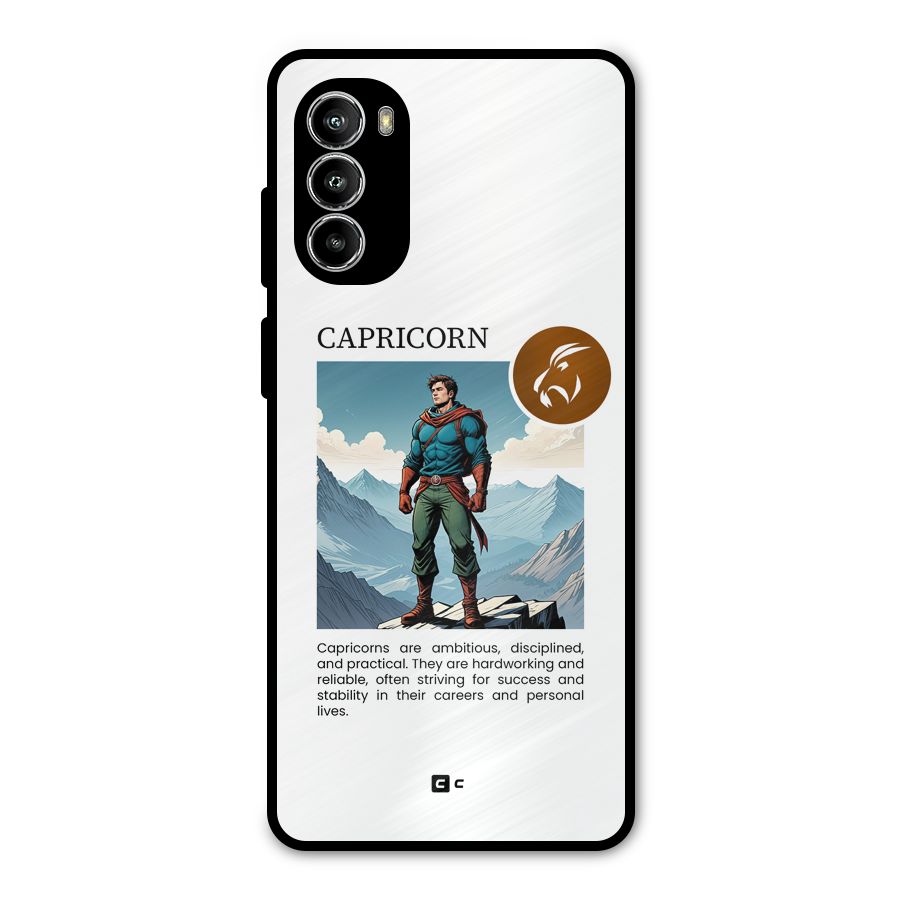 Clever Capricorn Metal Back Case for Moto G82