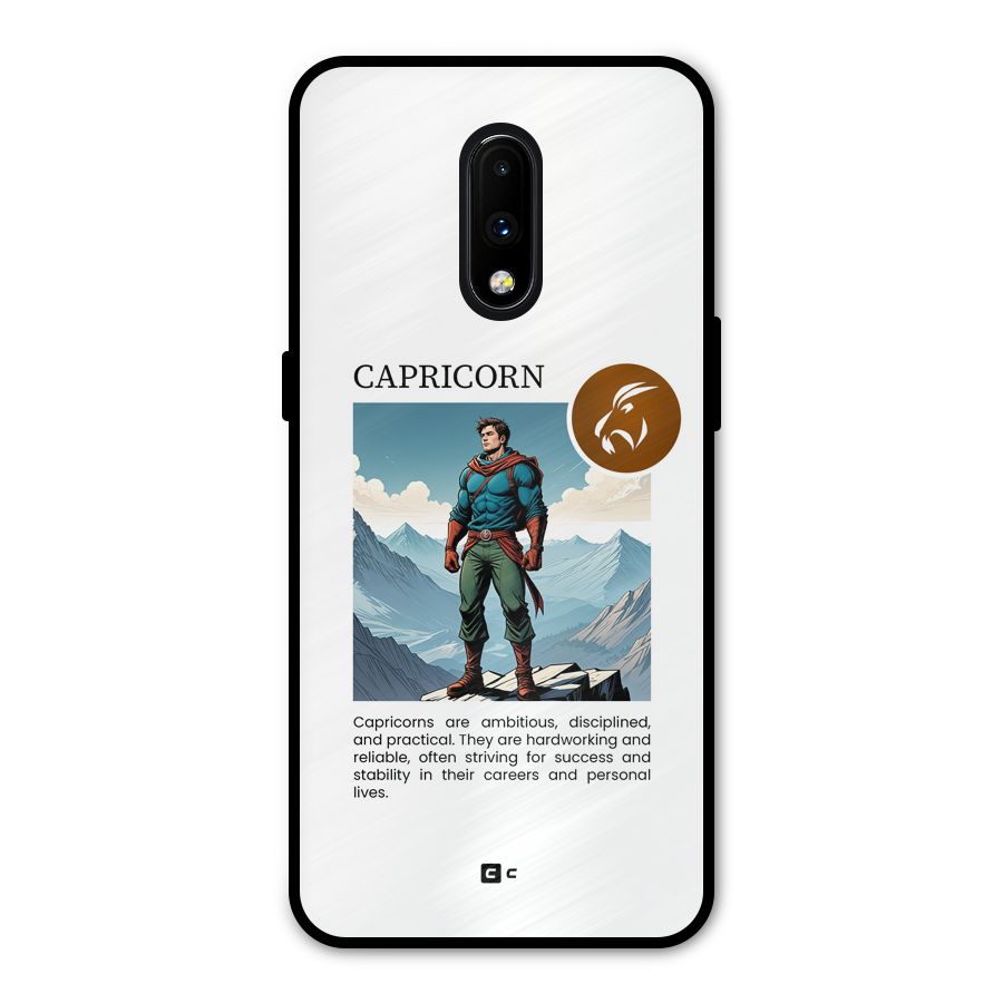 Clever Capricorn Metal Back Case for OnePlus 7