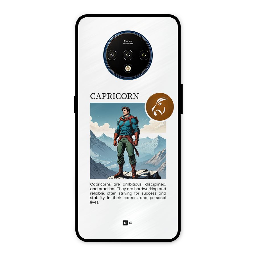 Clever Capricorn Metal Back Case for OnePlus 7T