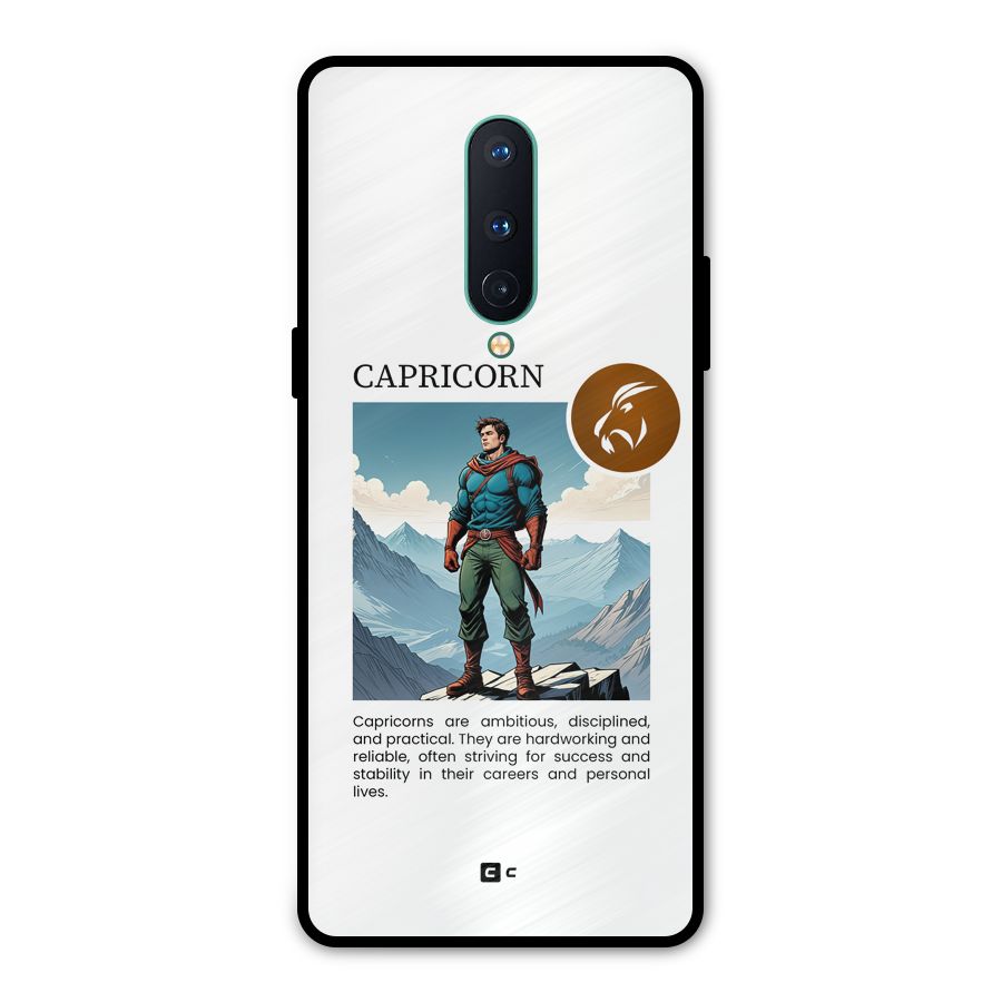 Clever Capricorn Metal Back Case for OnePlus 8