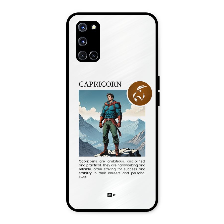 Clever Capricorn Metal Back Case for Oppo A52
