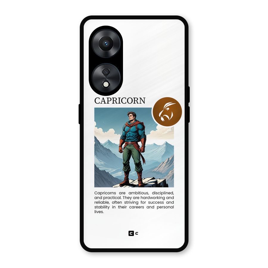 Clever Capricorn Metal Back Case for Oppo A78