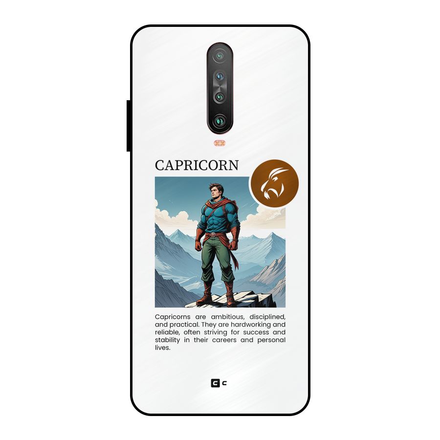Clever Capricorn Metal Back Case for Poco X2