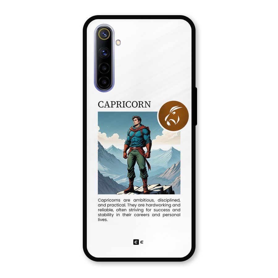 Clever Capricorn Metal Back Case for Realme 6