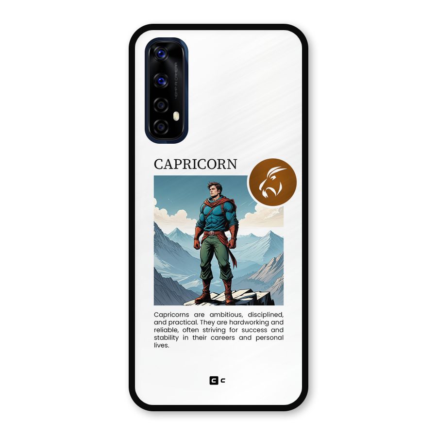 Clever Capricorn Metal Back Case for Realme 7