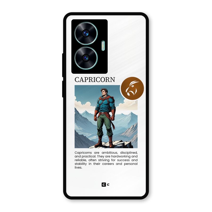 Clever Capricorn Metal Back Case for Realme C55