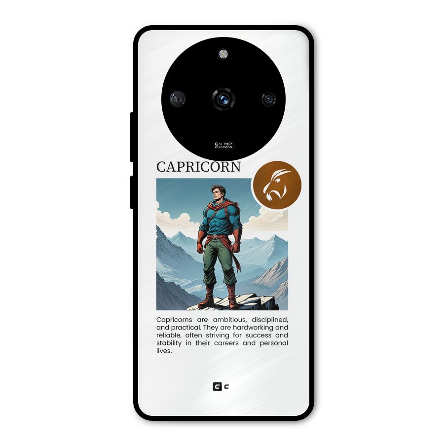 Clever Capricorn Metal Back Case for Realme Narzo 60 5G