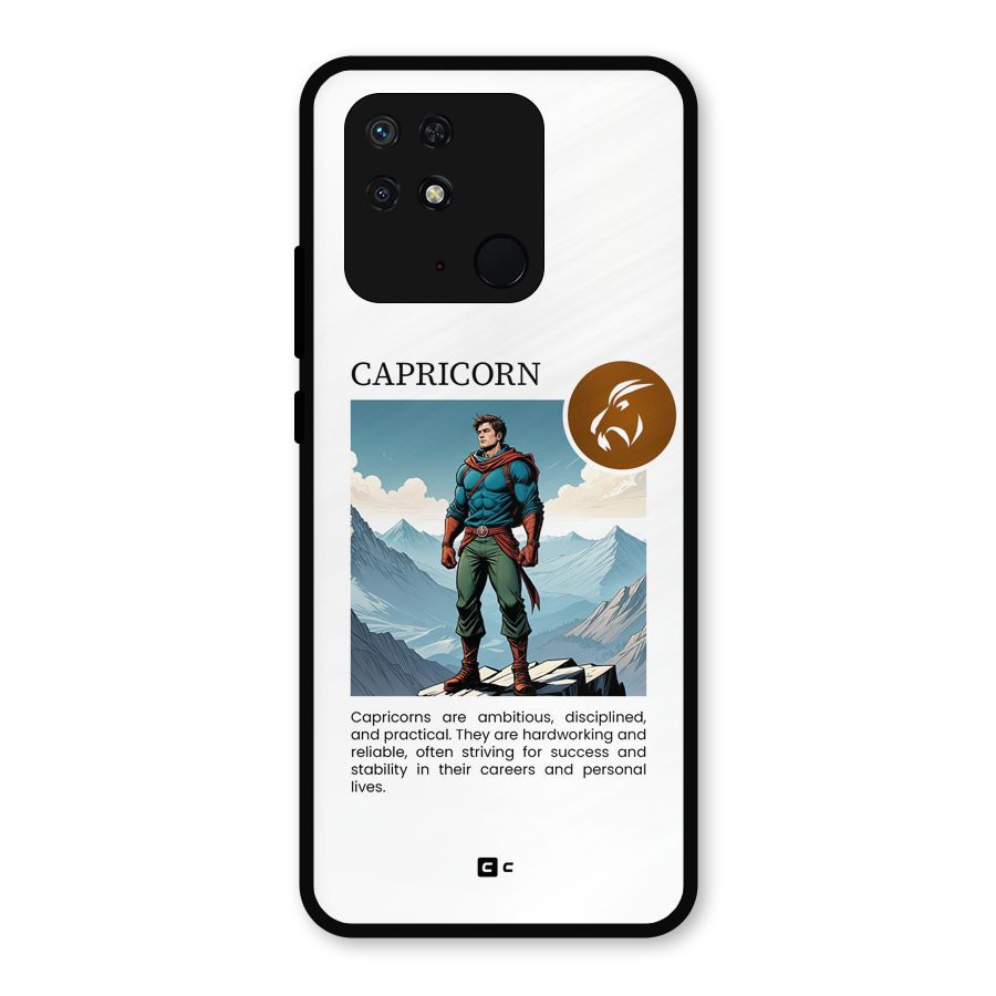 Clever Capricorn Metal Back Case for Redmi 10