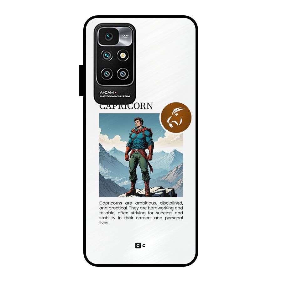 Clever Capricorn Metal Back Case for Redmi 10 Prime